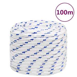 Lodní lano bílé 16 mm 100 m polypropylen - obrázek 1