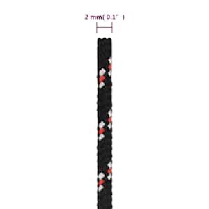 Lodní lano černé 2 mm 50 m polypropylen - obrázek 6