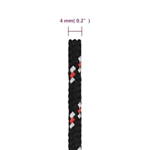 Lodní lano černé 4 mm 100 m polypropylen - obrázek 6