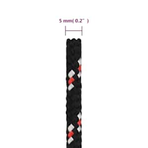 Pracovní lano černé 5 mm 250 m polypropylen - obrázek 6