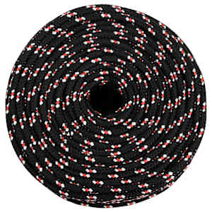 Lodní lano černé 6 mm 50 m polypropylen - obrázek 3