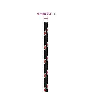 Pracovní lano černé 6 mm 250 m polypropylen - obrázek 6