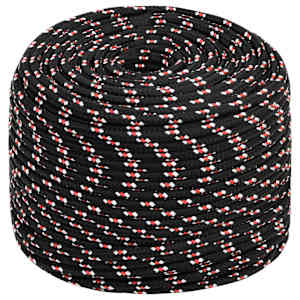 Lodní lano černé 8 mm 50 m polypropylen - obrázek 2