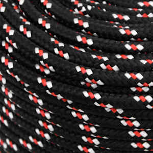 Lodní lano černé 8 mm 50 m polypropylen - obrázek 4