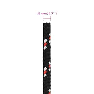 Lodní lano černé 12 mm 25 m polypropylen - obrázek 6