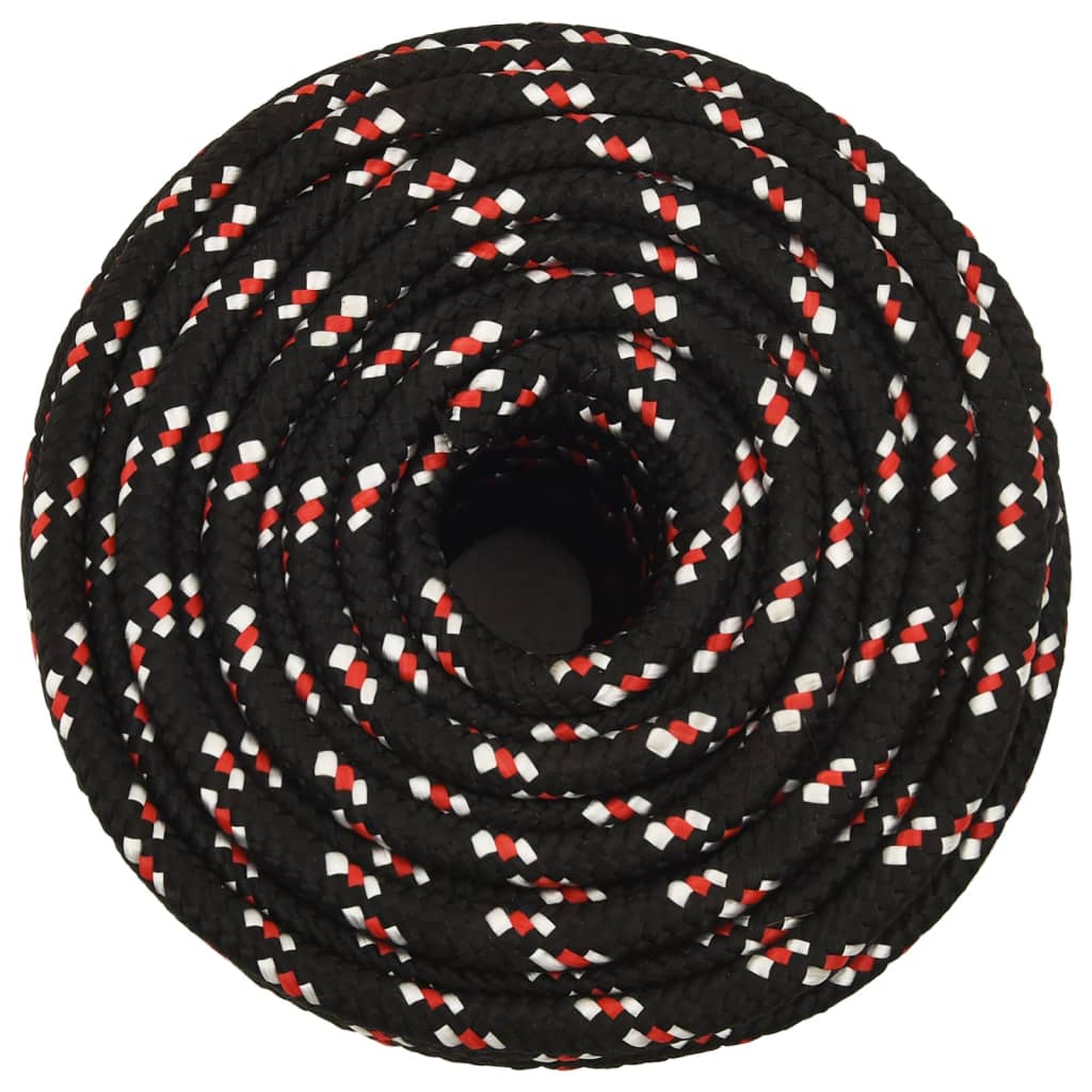Thumbnail - vidaXL Bootsseil Schwarz 14 mm 100 m Polypropylen