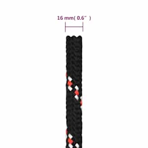 Lodní lano černé 16 mm 25 m polypropylen - obrázek 6