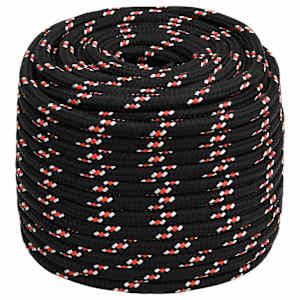 Lodní lano černé 16 mm 100 m polypropylen - obrázek 2