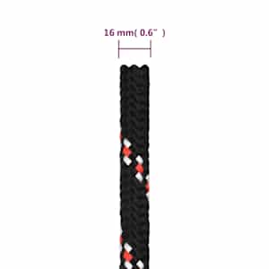 Lodní lano černé 16 mm 100 m polypropylen - obrázek 6