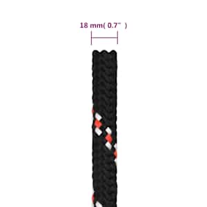 Lodní lano černé 18 mm 25 m polypropylen - obrázek 6