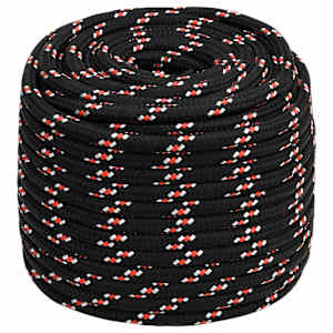 Lodní lano černé 18 mm 100 m polypropylen - obrázek 2
