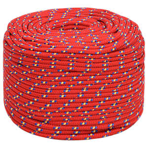 Lodní lano červené 6 mm 25 m polypropylen - obrázek 2