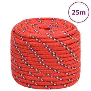 Lodní lano červené 18 mm 25 m polypropylen - obrázek 1