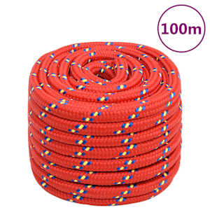 Lodní lano červené 20 mm 100 m polypropylen - obrázek 1