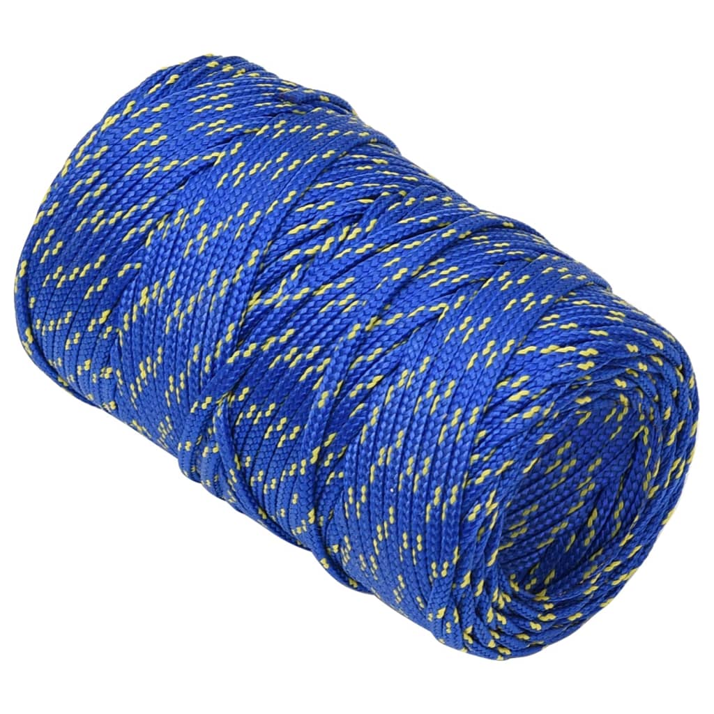 Thumbnail - vidaXL Bootsseil Blau 2 mm 500 m Polypropylen