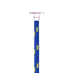 Lodní lano modré 3 mm 100 m polypropylen - obrázek 6
