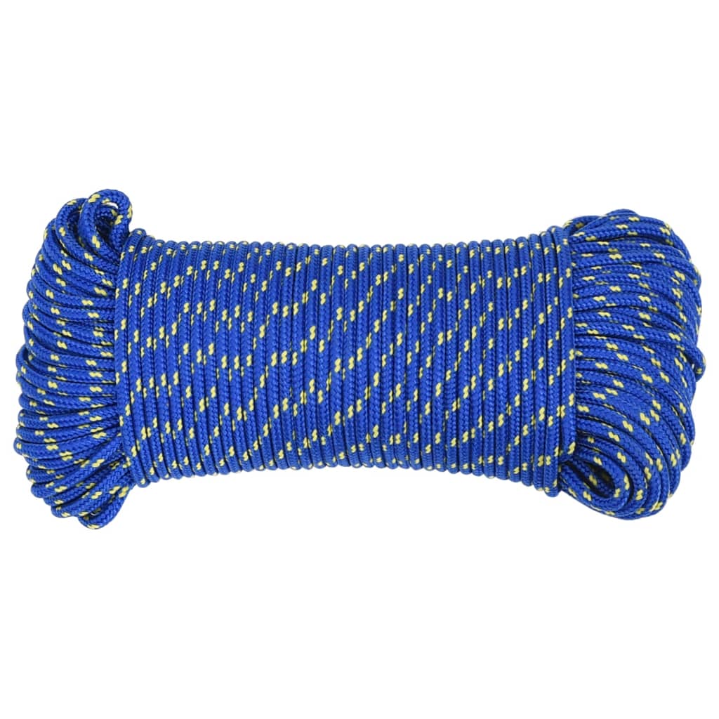 Thumbnail - vidaXL Bootsseil Blau 3 mm 250 m Polypropylen