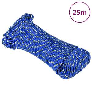 Lodní lano modré 4 mm 25 m polypropylen - obrázek 1