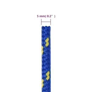 Lodní lano modré 5 mm 50 m polypropylen - obrázek 6
