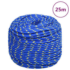 Lodní lano modré 6 mm 25 m polypropylen - obrázek 1