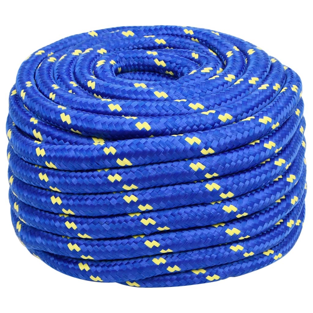Thumbnail - vidaXL Bootsseil Blau 20 mm 100 m Polypropylen