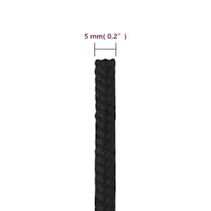 Lodní lano celočerné 5 mm 100 m polypropylen - obrázek 6