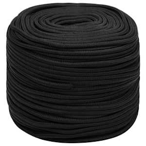 Lodní lano celočerné 6 mm 50 m polypropylen - obrázek 2