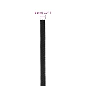 Lodní lano celočerné 8 mm 250 m polypropylen - obrázek 6