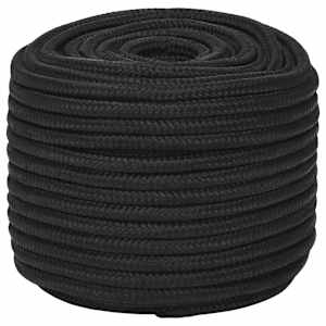 Lodní lano celočerné 12 mm 250 m polypropylen - obrázek 2