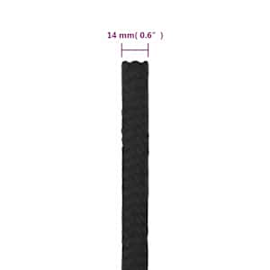 Lodní lano celočerné 14 mm 50 m polypropylen - obrázek 6