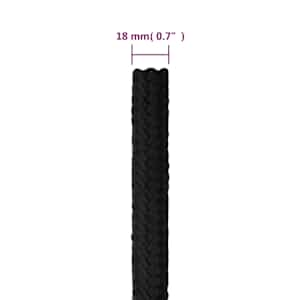 Lodní lano celočerné 18 mm 25 m polypropylen - obrázek 6