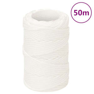 Lodní lano celobílé 2 mm 50 m polypropylen - obrázek 1