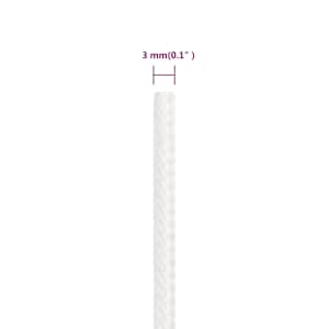 Lodní lano celobílé 3 mm 50 m polypropylen - obrázek 6
