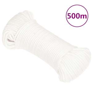Lodní lano celobílé 4 mm 500 m polypropylen - obrázek 1