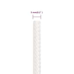 Lodní lano celobílé 5 mm 100 m polypropylen - obrázek 6