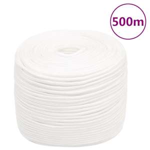 Lodní lano celobílé 6 mm 500 m polypropylen - obrázek 1
