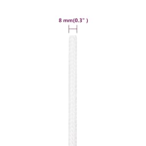 Lodní lano celobílé 8 mm 250 m polypropylen - obrázek 6