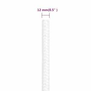 Lodní lano celobílé 12 mm 25 m polypropylen - obrázek 6