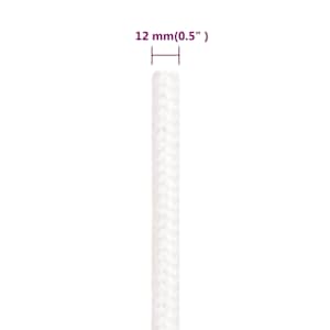 Lodní lano celobílé 12 mm 100 m polypropylen - obrázek 6