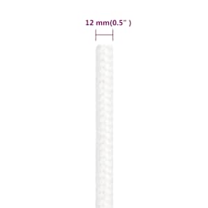 Lodní lano celobílé 12 mm 250 m polypropylen - obrázek 6