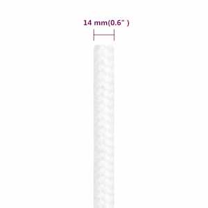 Lodní lano celobílé 14 mm 250 m polypropylen - obrázek 6