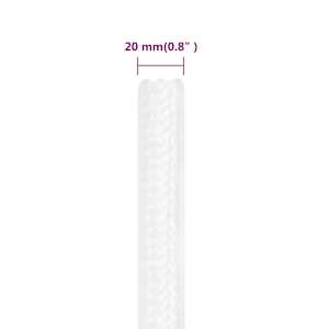 Lodní lano celobílé 20 mm 25 m polypropylen - obrázek 6