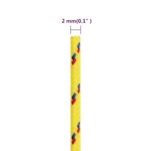 Lodní lano žluté 2 mm 25 m polypropylen - obrázek 6