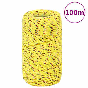 Lodní lano žluté 2 mm 100 m polypropylen - obrázek 1