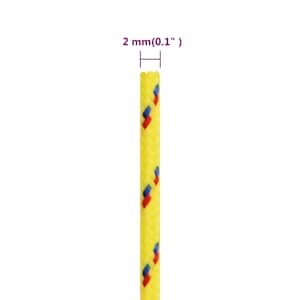 Lodní lano žluté 2 mm 100 m polypropylen - obrázek 6