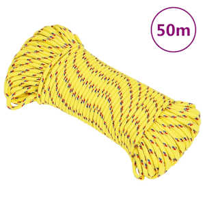 Lodní lano žluté 3 mm 50 m polypropylen - obrázek 1