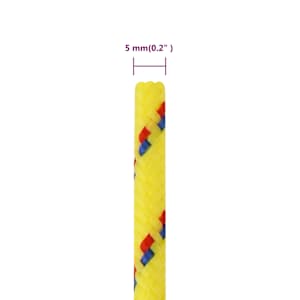 Lodní lano žluté 5 mm 250 m polypropylen - obrázek 6