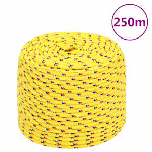 Lodní lano žluté 6 mm 250 m polypropylen - obrázek 1
