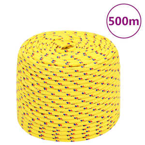 Lodní lano žluté 6 mm 500 m polypropylen - obrázek 1