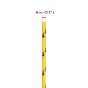 Lodní lano žluté 6 mm 500 m polypropylen - obrázek 6